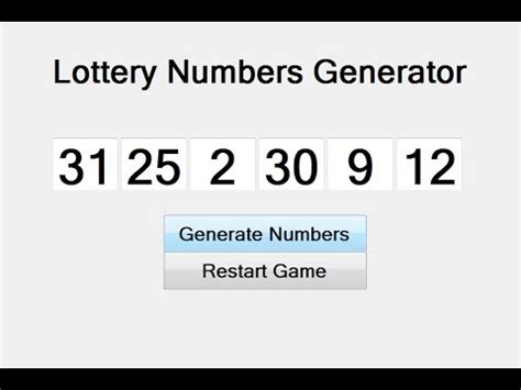 saturday gold lotto number generator.